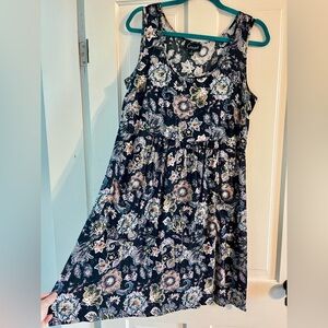 Connected Apparel Swing Dress Paisley
